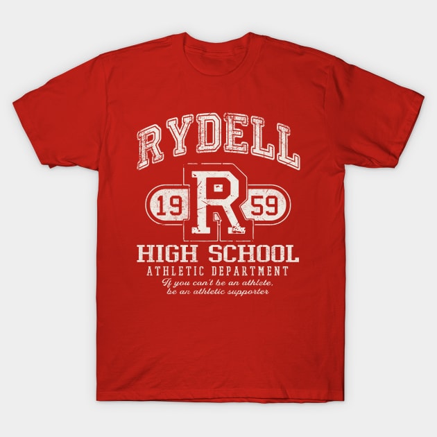 Rydell High School Class of 1959 Worn T-Shirt by Alema Art